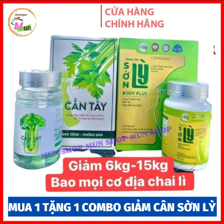 Combo Giảm Cân Đặc Biệt Sờn Lỳ Body Plus - hỗ trợ giảm béo