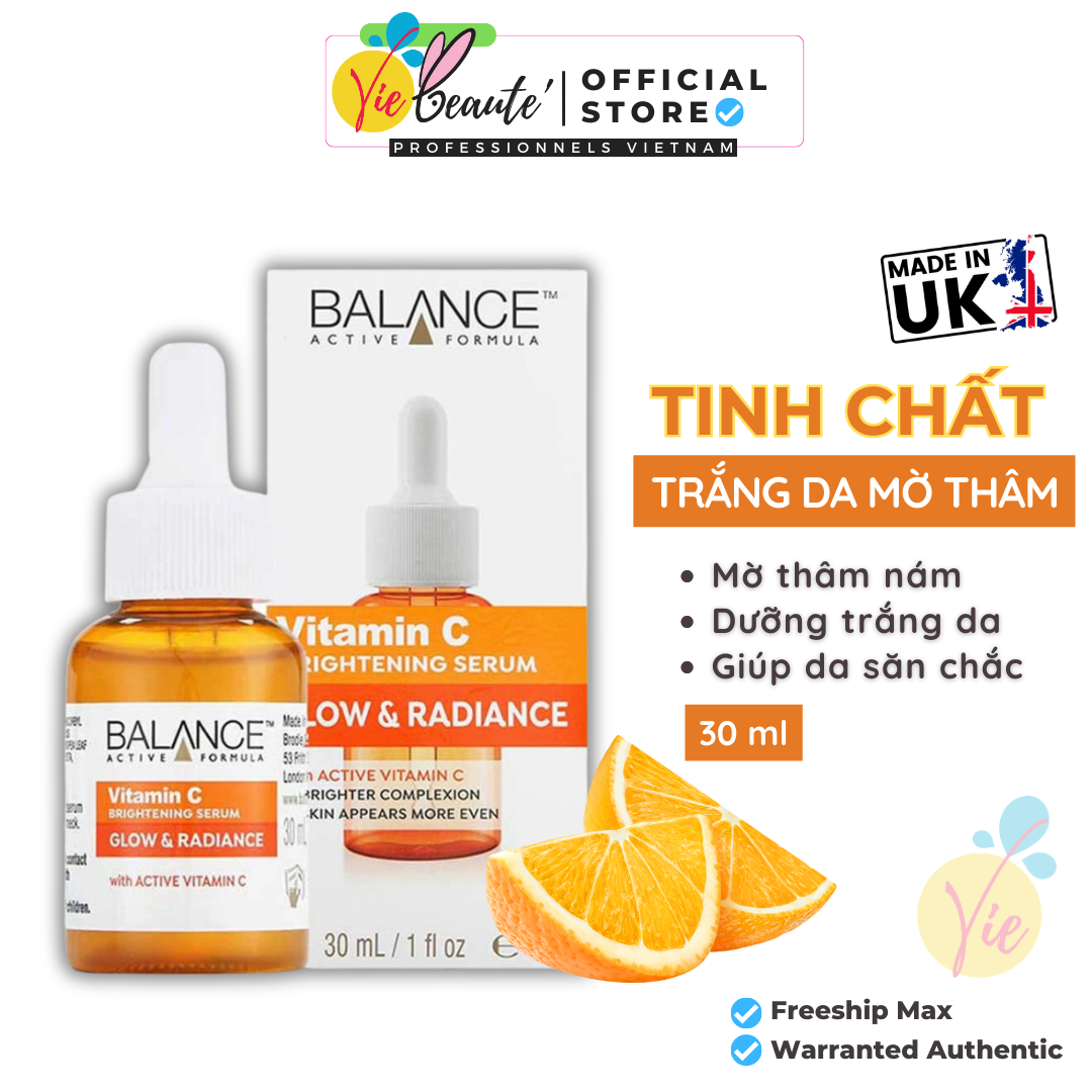 Serum Balance Trắng Da Mờ Thâm - Balance Active Formula Vitamin C Brightening 30ml