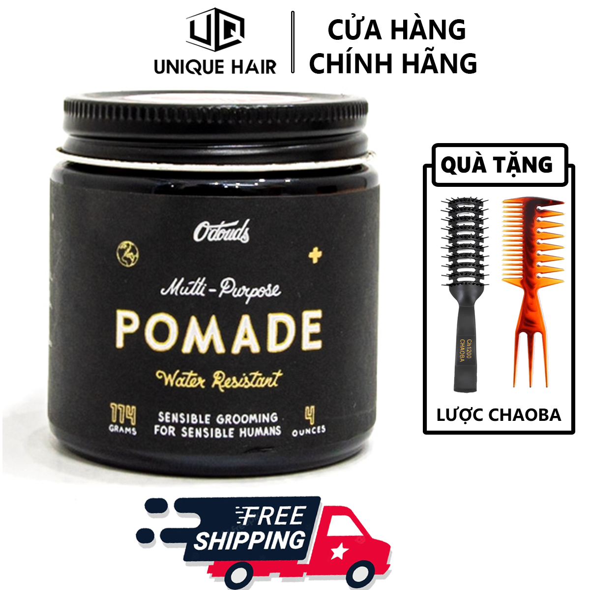 [CHÍNH HÃNG] Sáp Vuốt Tóc O'douds Multi Purpose Pomade 114gr - New 2024 + Quà Tặng