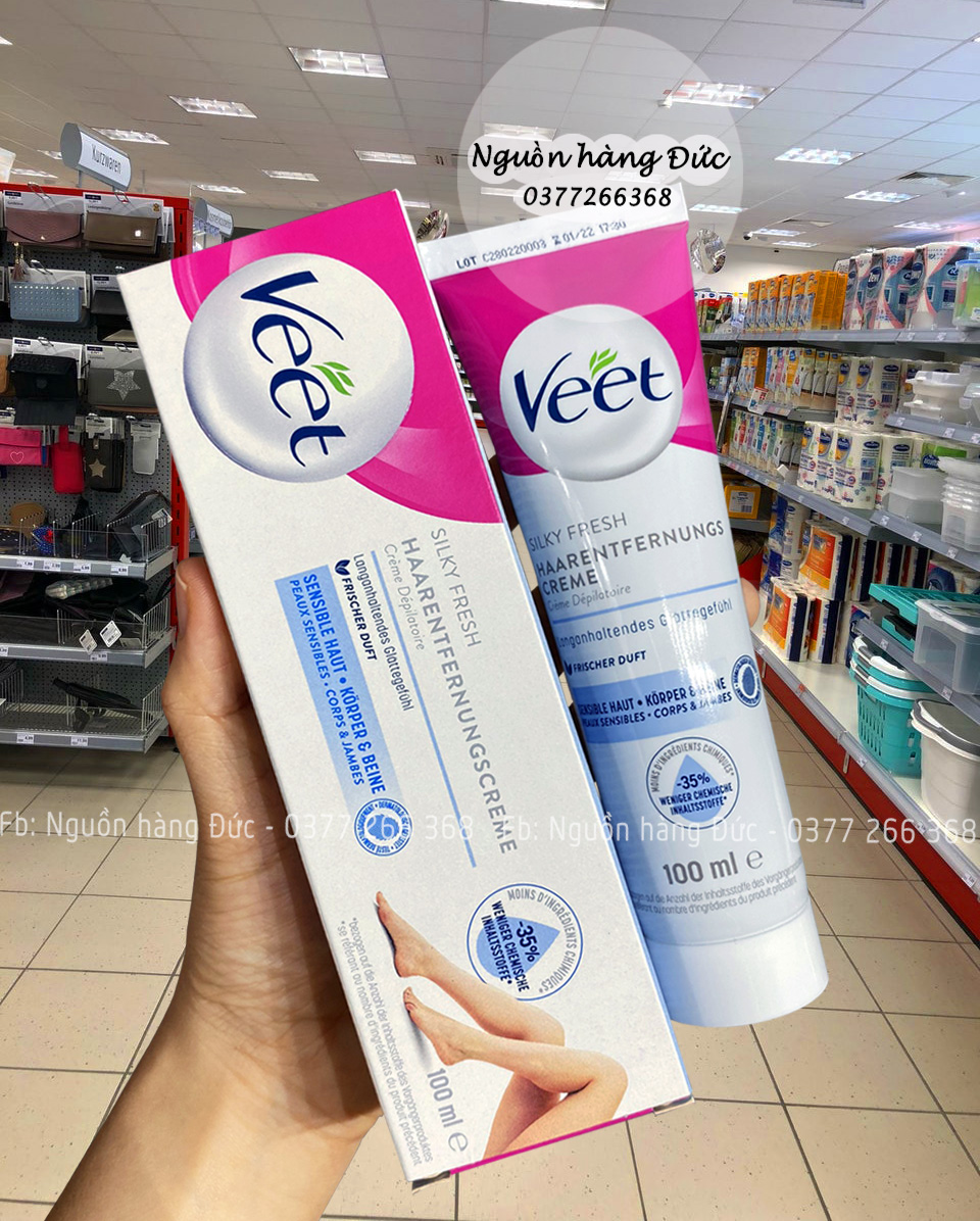 KEM TẨY LÔNG VEET ĐỨC MẪU MỚI NHẤT - NGUỒN HÀNG ĐỨC