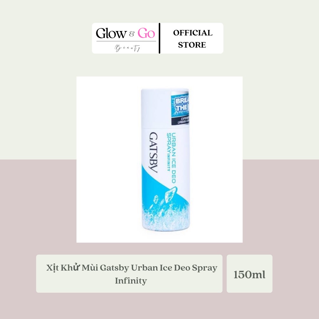 Xịt Khử Mùi Hương Nước Hoa Cho Nam Nồng Nàn Sang Trọng Mạnh Mẽ Gatsby Urban Ice Deo Spray 150ml