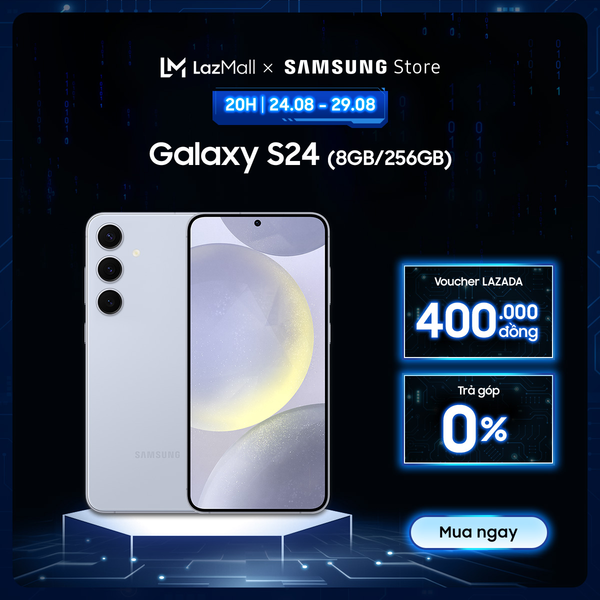Điện thoại samsung galaxy s24 8gb/256gb - độc quyền online