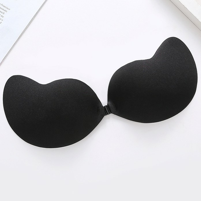 Áo Dán Silicon Y Tế Siêu Dính Nâng Ngực Chống Nước P29 - Áo Bra Dán Tạo Khe Cài Trước Đệm Dày Có Dây Lưng Trong Mặc Đồ Hở Lưng Đi Biển  Đep màu da màu đen