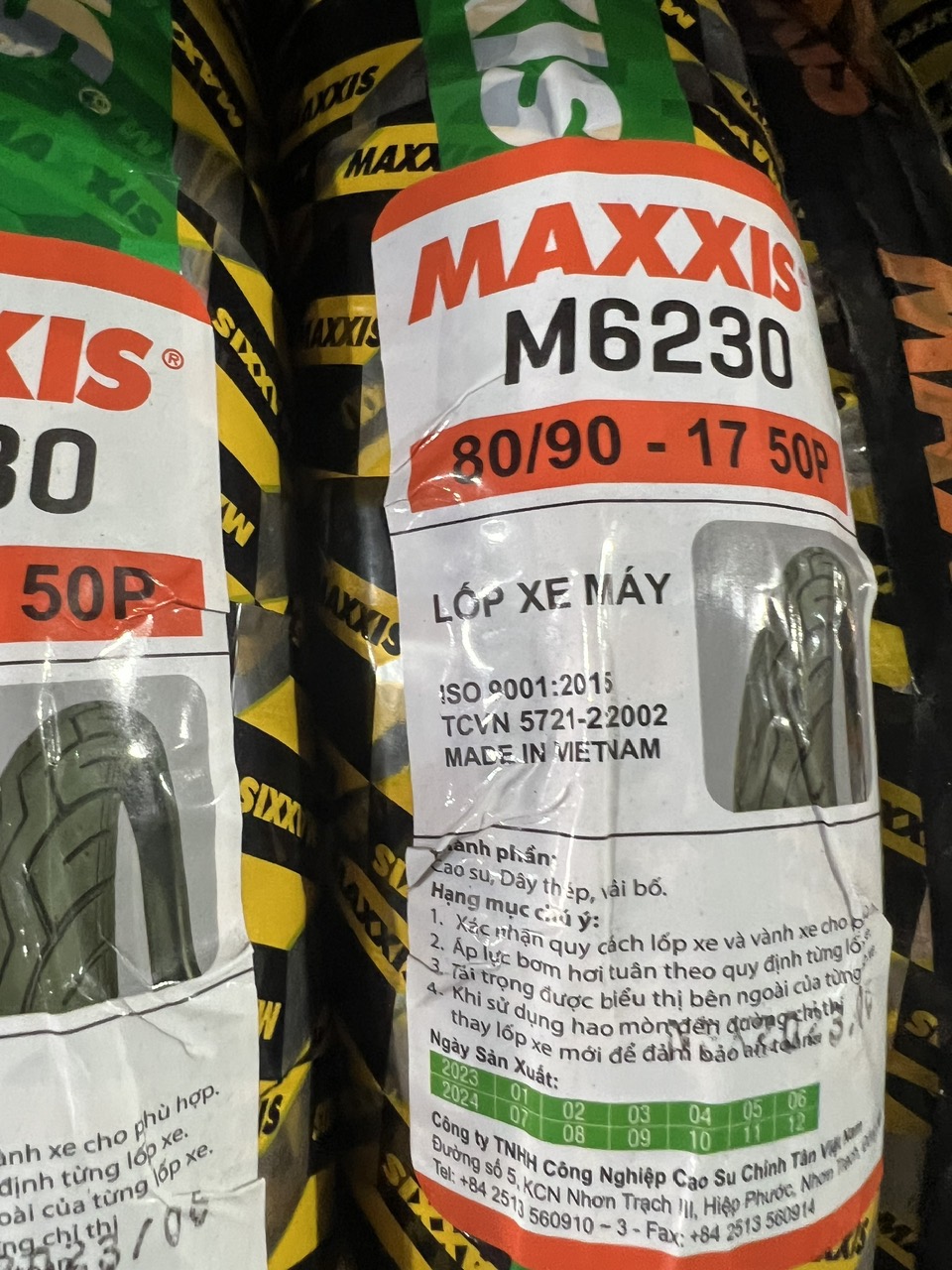 Vỏ maxxit có ruột 80/90-17 sau sirius ;rs ;neo ;...