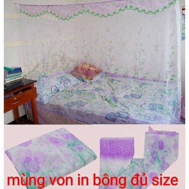 Mùng Voan Bông Mùng Tuyn Đủ Kích Thước