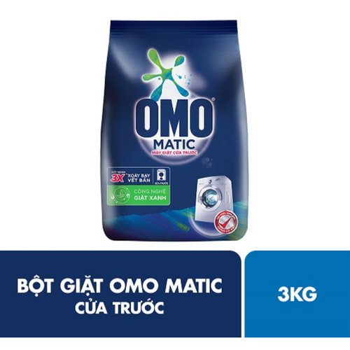 Bột giặt omo matic cửa trước 3kg