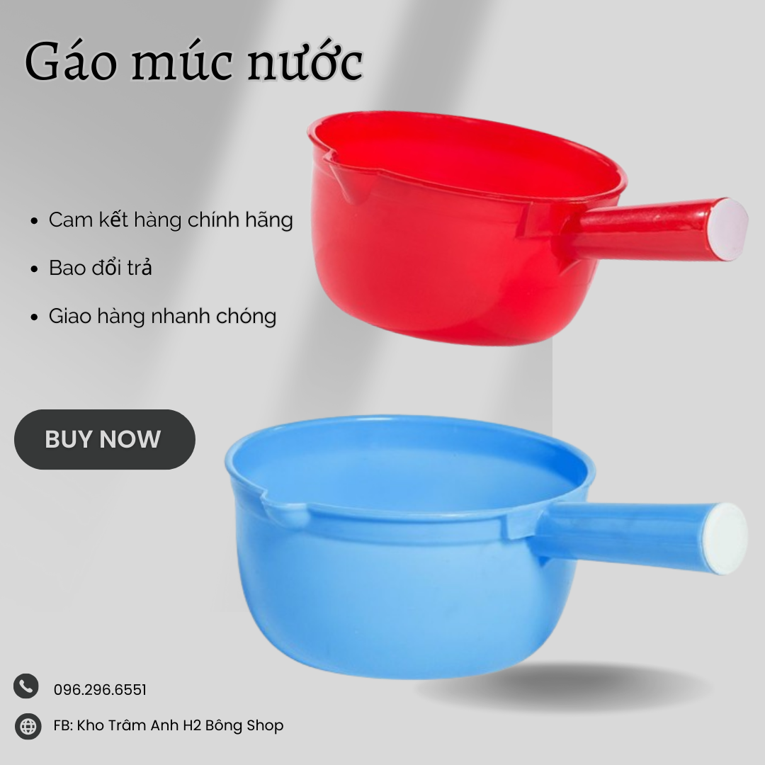 Mua 1 tặng 1- gáo múc nước loại dày chắc chắn
