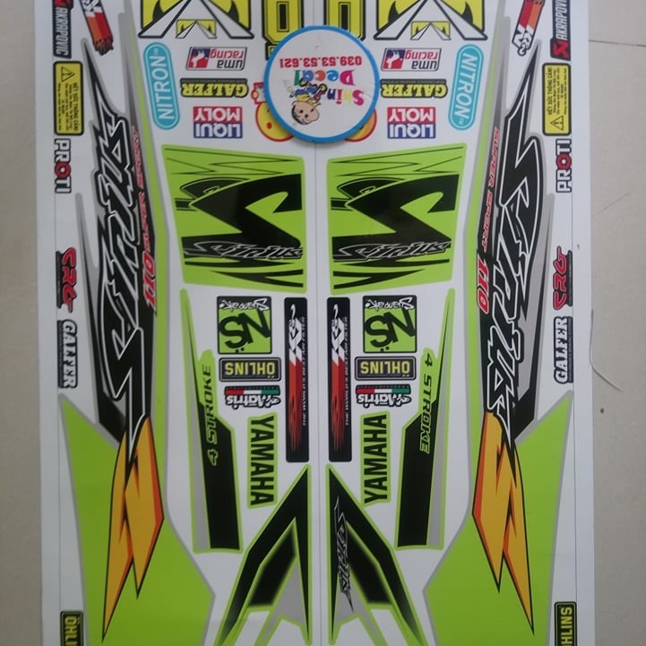 Tem rời Sirius Spark Z decal nhật