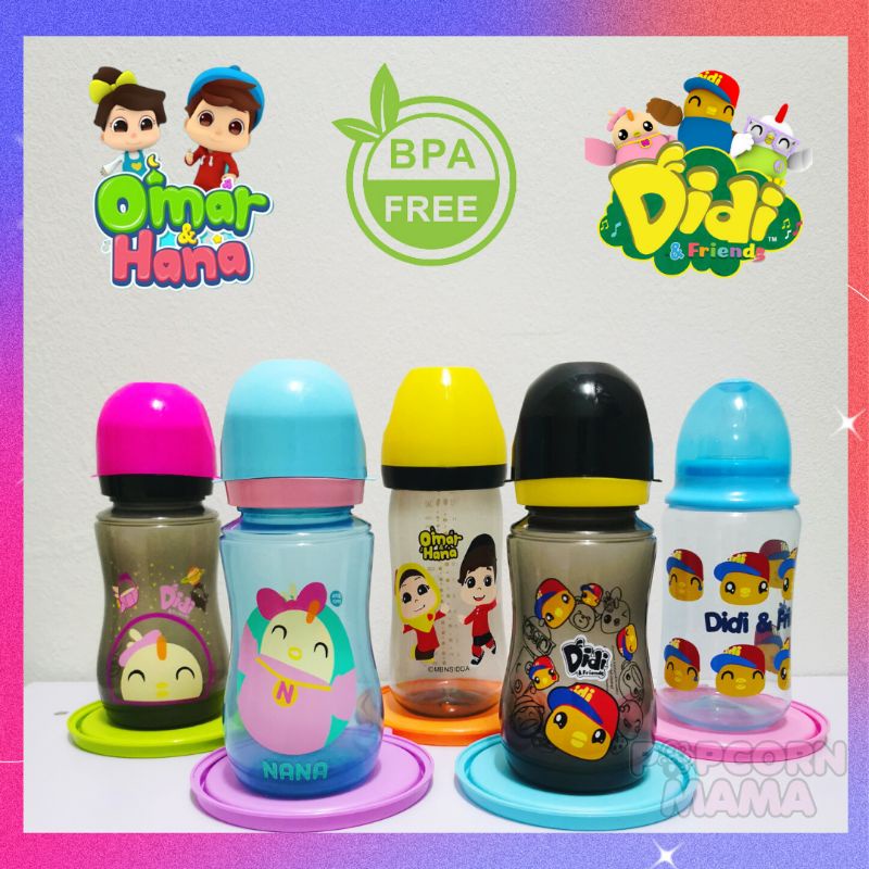 💥Ưu đãi!! Bình sữa Omar và Hana😍Bình Sữa Bình Sữa didi and Friends/bình sữa bình sữa Omar Hana teat