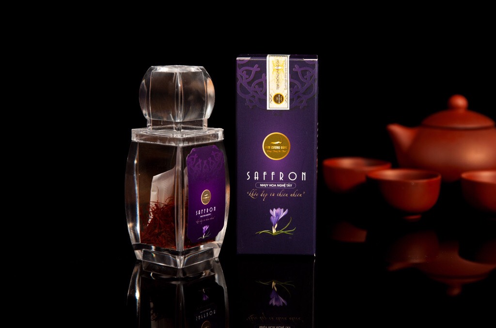Saffron nhụy hoa nghệ tây kim cương vàng kcv