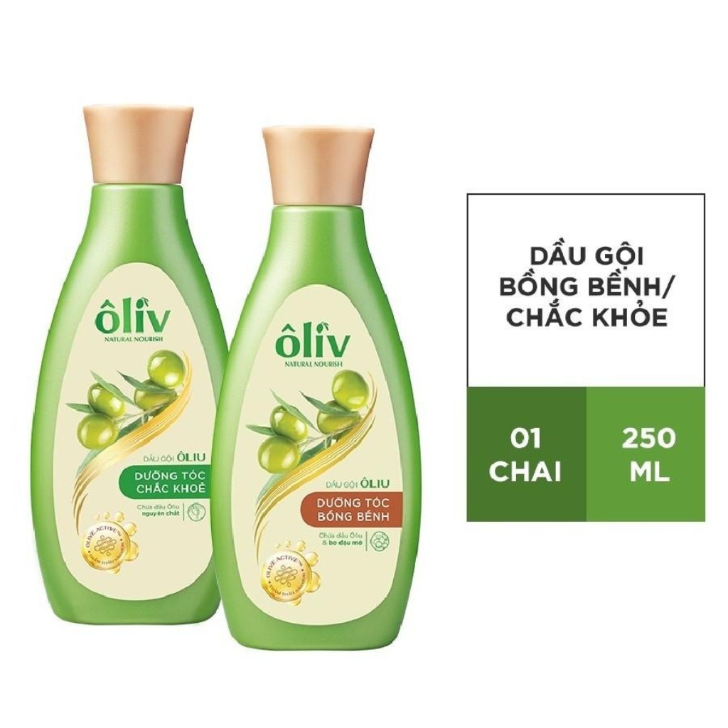 Dầu gội oliv purite dưỡng tóc bồng bềnh/chắc khỏe hương oliu 250ml