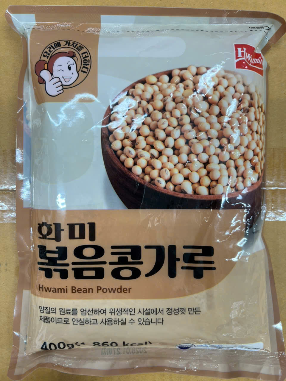Bột đậu nành rang hàn quốc 400g - 볶음콩가루