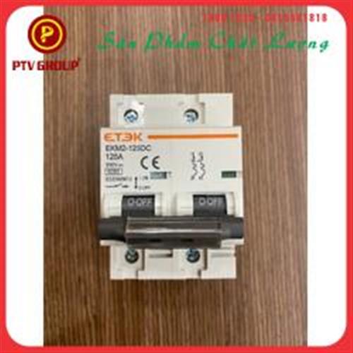 Cầu dao cb dc 125a 2p 550v etek