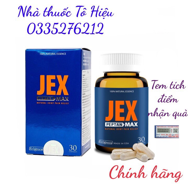 Jex Max 30 viên - Hỗ trợ người bị đau khớp, thoái hoá khớp