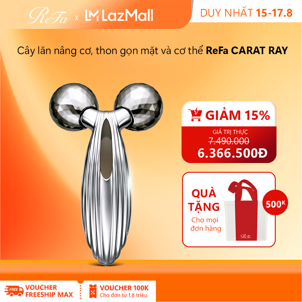 Cây lăn nâng cơ, thon gọn mặt và cơ thể refa carat ray