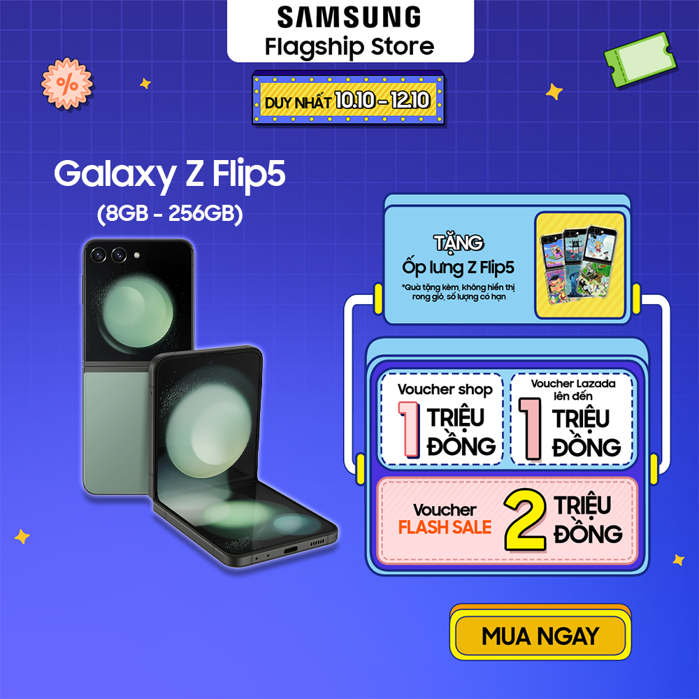 Điện thoại Samsung Galaxy Z Flip 5  - Độc quyền online
