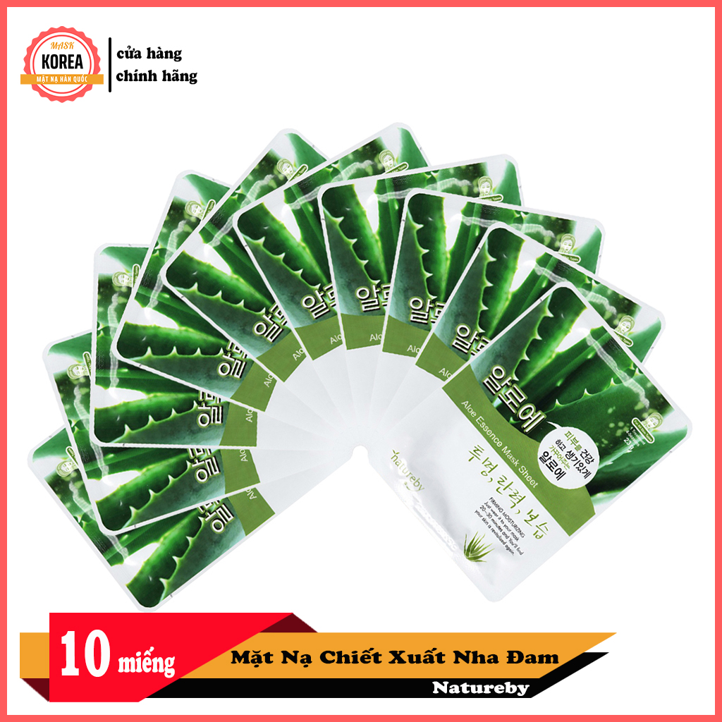 [HCM]Mặt Nạ Nha Đam Natureby HÀN QUỐC ( 10 miếng/230g )