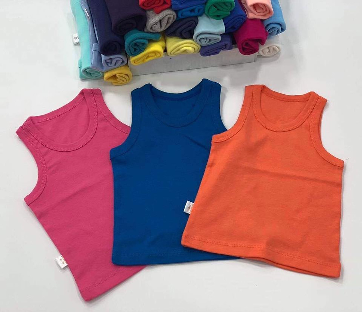 Áo thun ba lỗ/ áo ba lỗ trẻ em (combo 5 cái)- Đủ size từ 4-35kg cho bé trai, bé gái