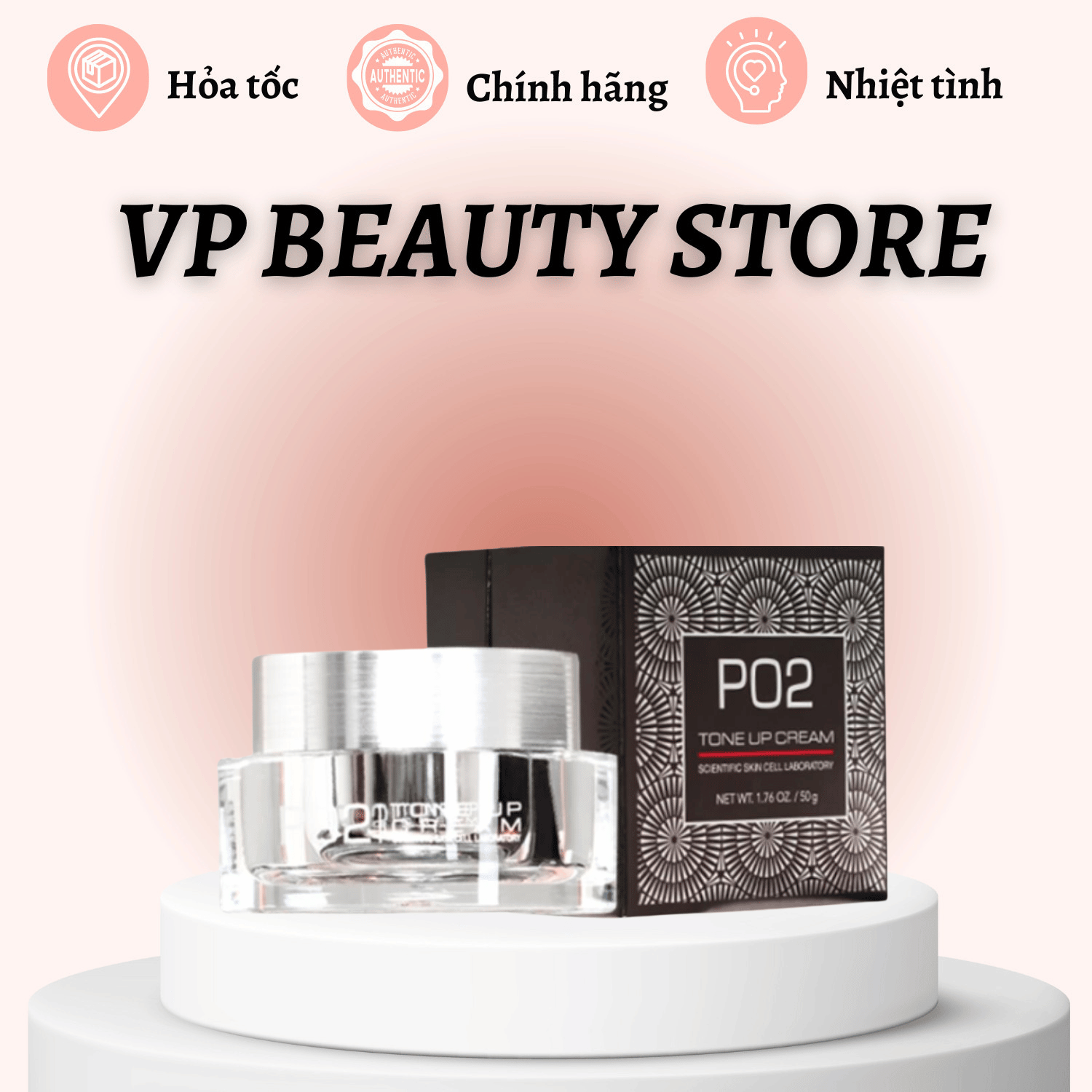 Kem kích trắng da cao cấp oroche po2 tone up cream