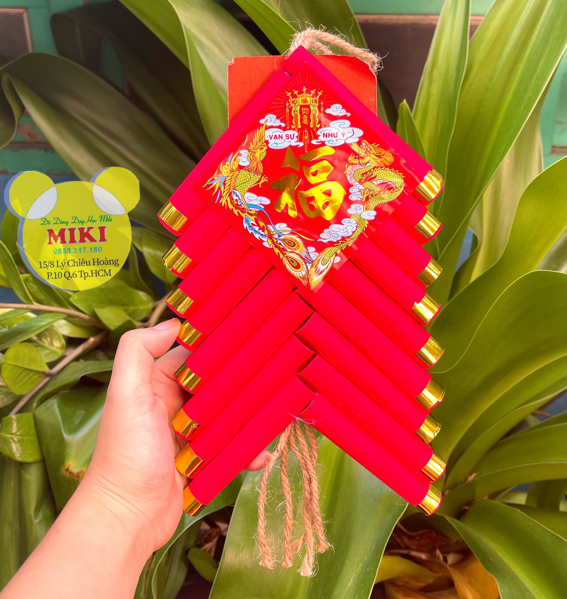 Mô hình dây phao trang trí tết