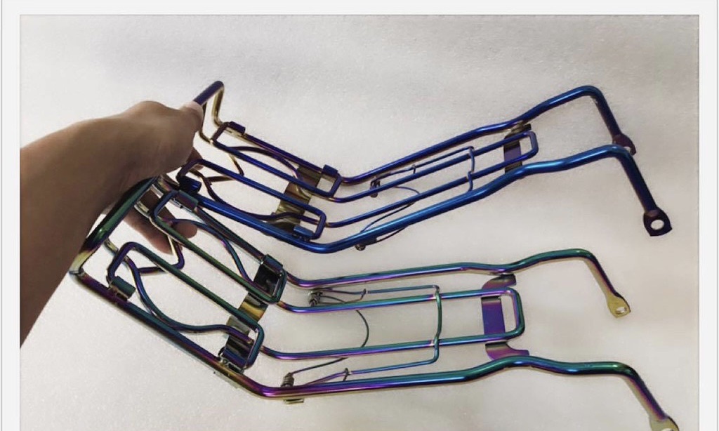 Baga giữa titan inox 304 10li xe máy dành cho Yamaha Sirius xăng cơ.