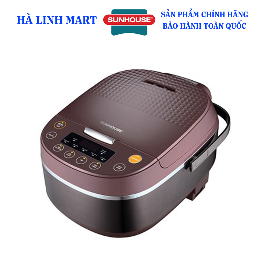 Nồi cơm điện tử 1.8l sunhouse shd8910 - nồi cơm điện lòng niêu - nồi cơm điện từ lòng niêu - nồi cơm điện nấu ngon - bảo hành 12 tháng
