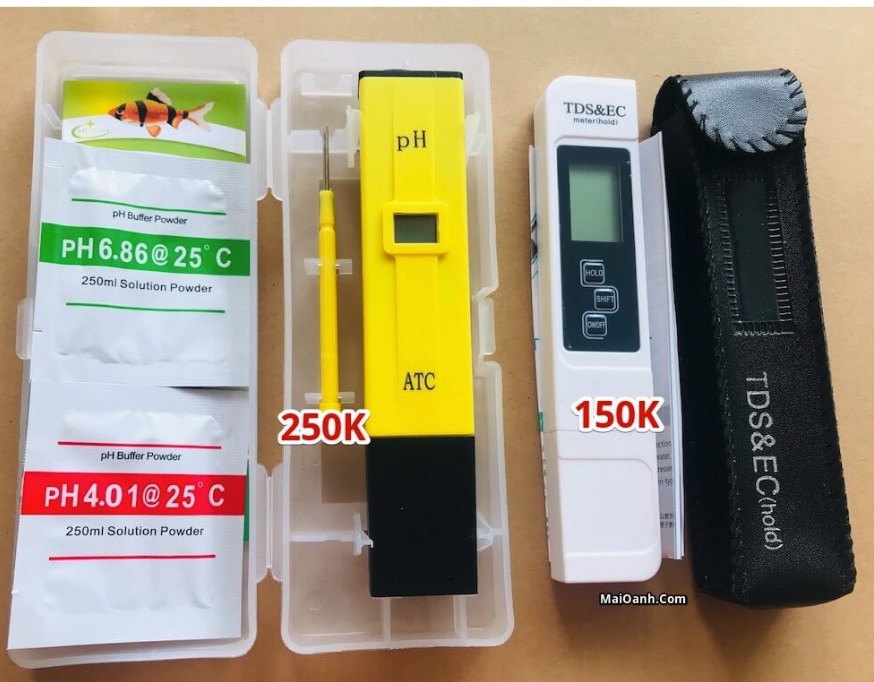 Combo 1 Bút Đo Thông Số EC & TDS Và 1 Bút Đo Độ PH - Dụng Cụ Đo Độ PH, Máy Đo Nước Sạch