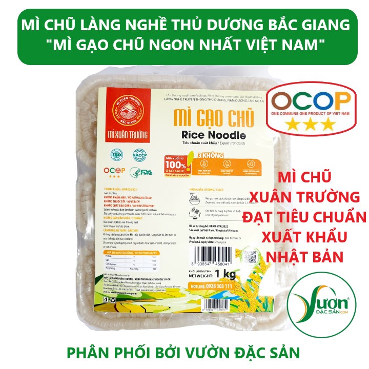 Mì gạo chũ - đặc sản Bắc Giang