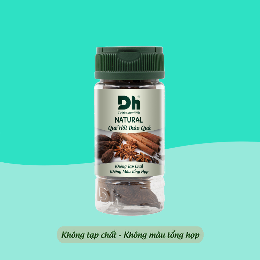 Natural Quế Hồi Thảo quả 25gr, thương hiệu DH Foods