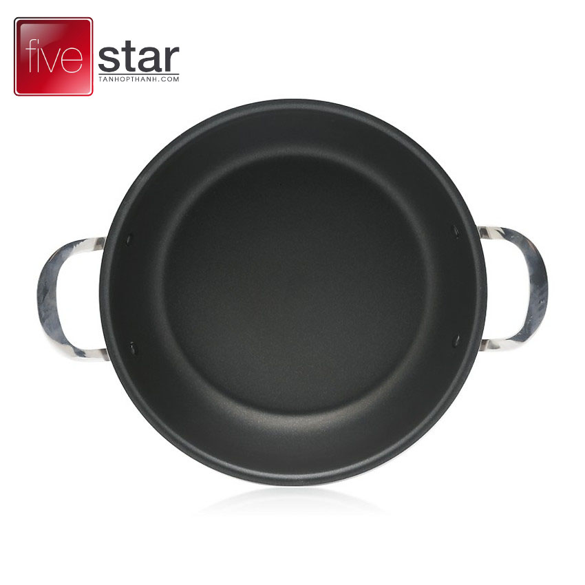 Nồi Fivestar đáy từ chống dính 24cm, nồi Lẩu 26cm fivestar inox 304 3 đáy bếp từ- Hàng chính hãng 10