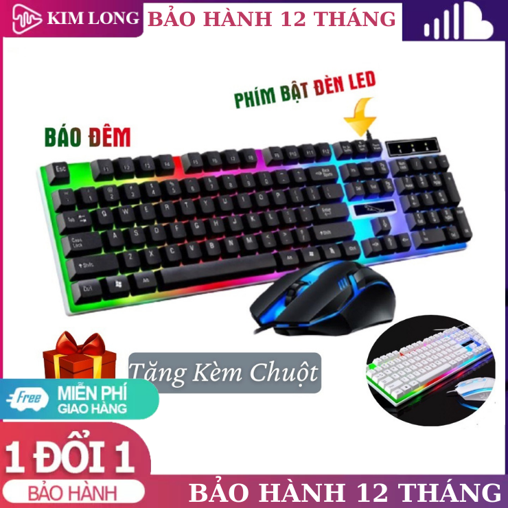 Bộ Bàn Phím GAMING G21 LED + Tặng Chuột Giả Cơ đèn LED 7 MÀU SIÊU ĐẸP NEW 2020 Bản Cao Cấp , bàn phim game , bàn phím máy tính , chuột máy tính , phụ kiện máy tính ,thiết bị game , chuột game , bàn phím