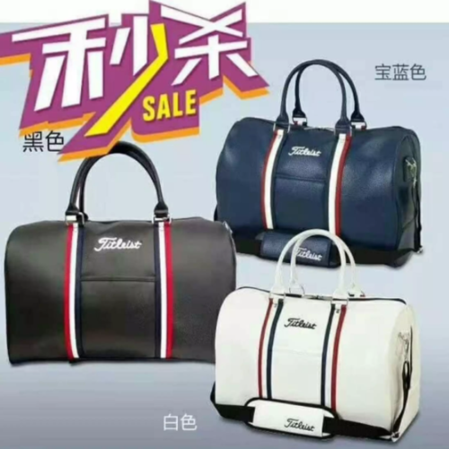 Túi đựng quần áo golf titleist chất liệu sợi tổng hợp siêu nhẹ có tính năng chông nước tốt chịu được thời tiết hanh ẩm, có ngăn để giày riêng biệt
