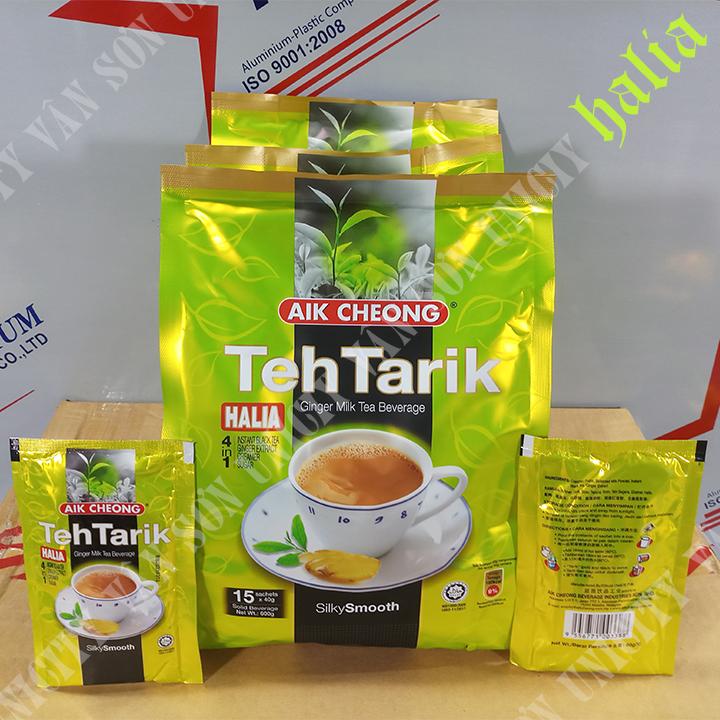 Trà sữa vị Gừng Teh Tarik Halia (Ginger) bịch 600g (15 gói nhỏ 40g) Aik Cheong