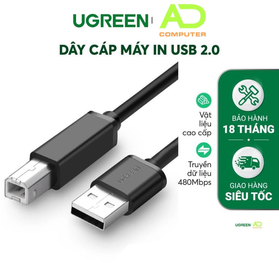 Cáp máy in usb 2.0 ugreen us104