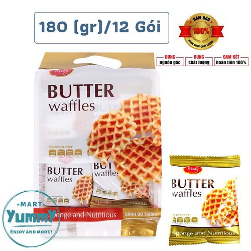Bánh bơ trứng Butter Waffles Richy 180gram (Bánh Butter Waffles Richy)