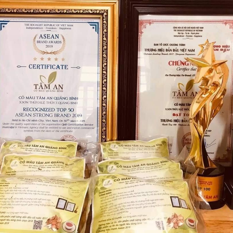 Cỏ máu 5 vị ( giúp tăng cân ngủ ngon, tăng cân tự nhiên 1 liệu trình gồm 10 gói tăng 2-4kg