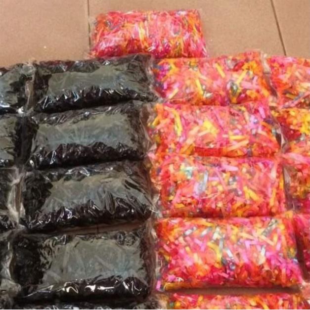 1 KG Chun Buộc Tóc Trẻ Em Siêu Dai Nhiều Màu Giá rẻ, chun buộc tóc trẻ em, chun nịt, chun màu , chun đen cho bé