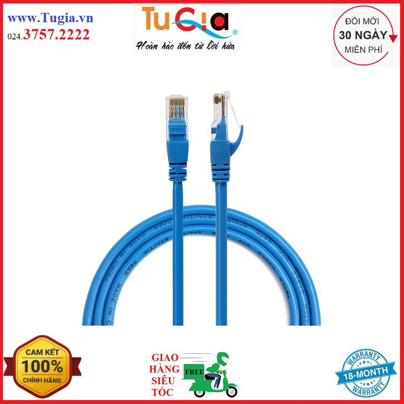 Cáp mạng đúc sẵn cat6 50m ugreen 11226 - hàng chính hãng