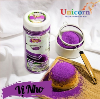 Bột Rắc Yum Vị Nho Trang Trí Bánh Kem Decor - 300g