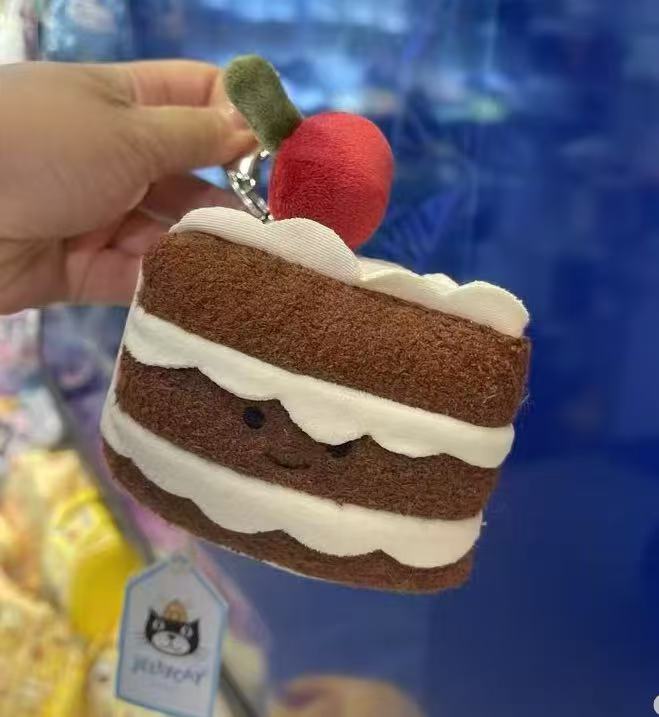 jellycat Mặt dây chuyền có cả ba thẻ và một con dấu thép, khắc hình Gấu Barcelona, Cà Tím và Bánh Sừng Bò.   Nhiều kiểu quà tặng khác nhau - 8