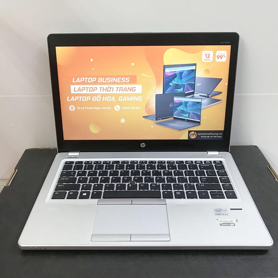 Laptop utrabook hp folio 9470m i5 ram 4gb ổ cứng ssd 120gb chạy win 10 máy mỏng nhẹ.