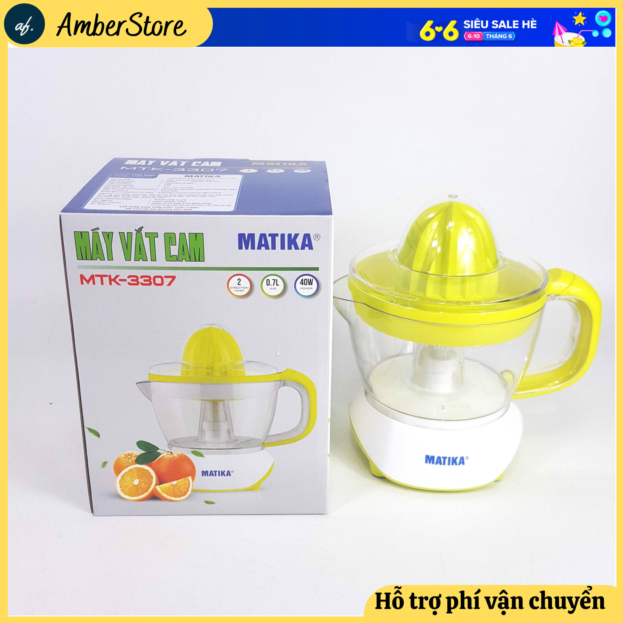 Máy vắt cam, máy vắt cam matika dung tích 700ml - công suất 40w, máy ép trái cây, máy ép cam - hàng việt nam chính hãng - bảo hành miễn phí vận chuyển.