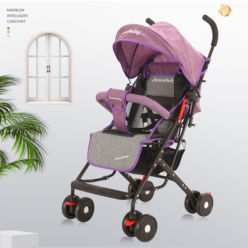 Xe đẩy đi bộ cho bé gấp gọn có tay kéo 608A
