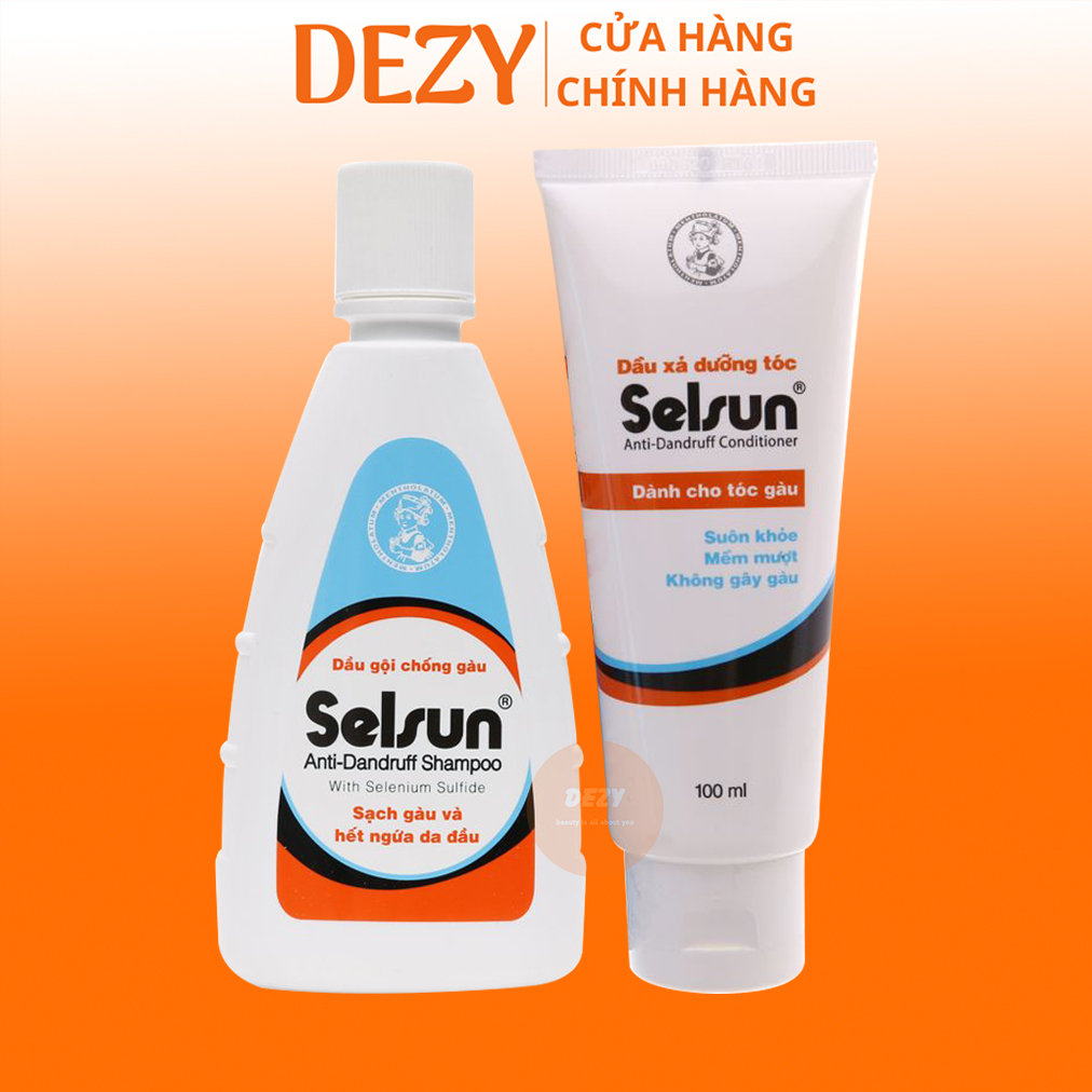 Dầu Gội Đầu Selsun 50ml 100ml Chính Hãng Ngừa Gàu Giảm Ngứa Da Đầu 1% Selenium Sulfide Anti Dandruff Shampoo - Rohto Chống Gàu Giảm Nấm Dưỡng Tóc Chắc Khỏe Dimethicone & Tab 2 Tóc Nhuộm Và Uốn Chăm Sóc Tóc Nhật Bản Dezy Official Store