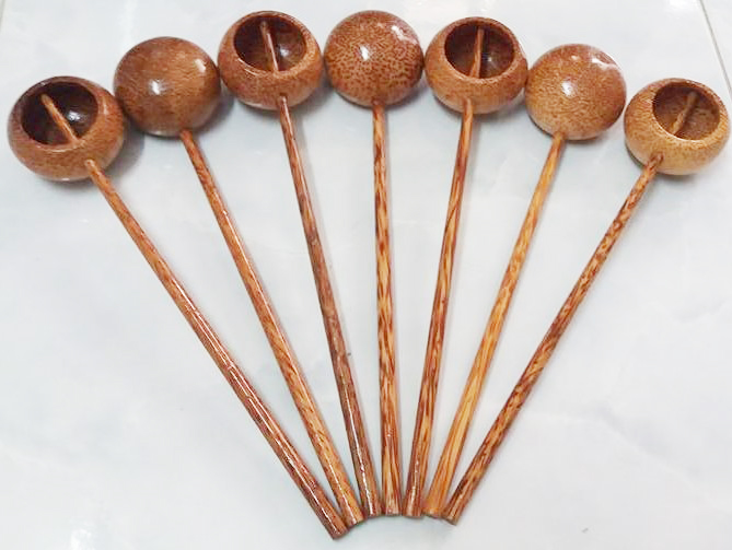 [Combo] 2 Gáo Múc Diệu Làm Từ Gáo Dừa, Chào Mừng Tết 2021, Dùng Cho Lễ Chạp, Hội, Đoàn