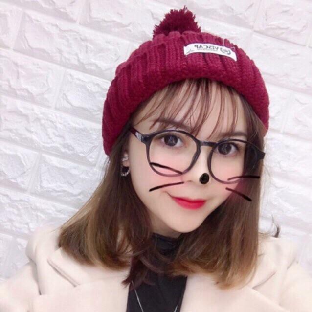 Mũ Len Quả Bông Siêu Hot..