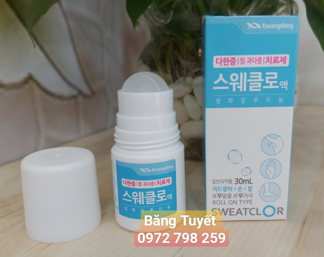Lăn Khử Mùi Kwangdong Sweatclor 30ml Hàn Quốc