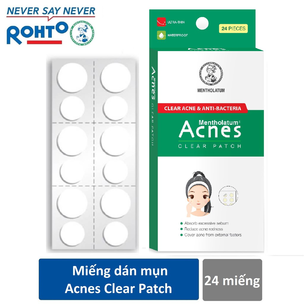 Miếng dán mụn Acnes Clear Patch