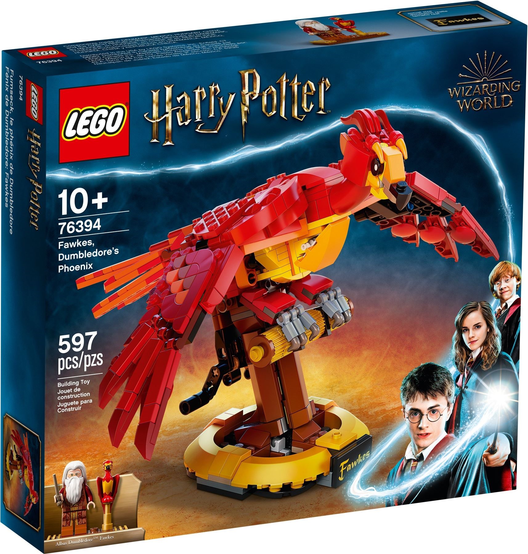 76394 LEGO Harry Potter Fawkes, Dumbledore’s Phoenix - Phượng hoàng rực lửa của Dumbledore