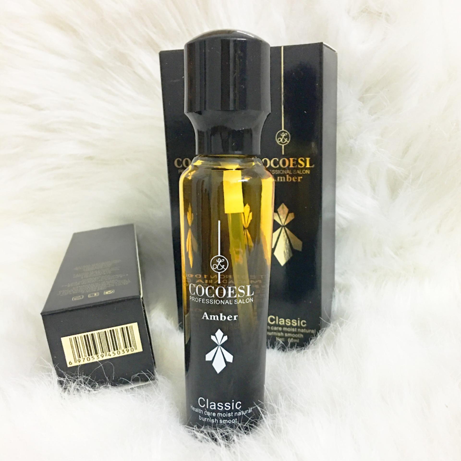 Tinh dầu Cocoesl Amber 60ml Tinh dầu dưỡng tóc mềm mượt tinh dầu dưỡng tóc hương nước hoa